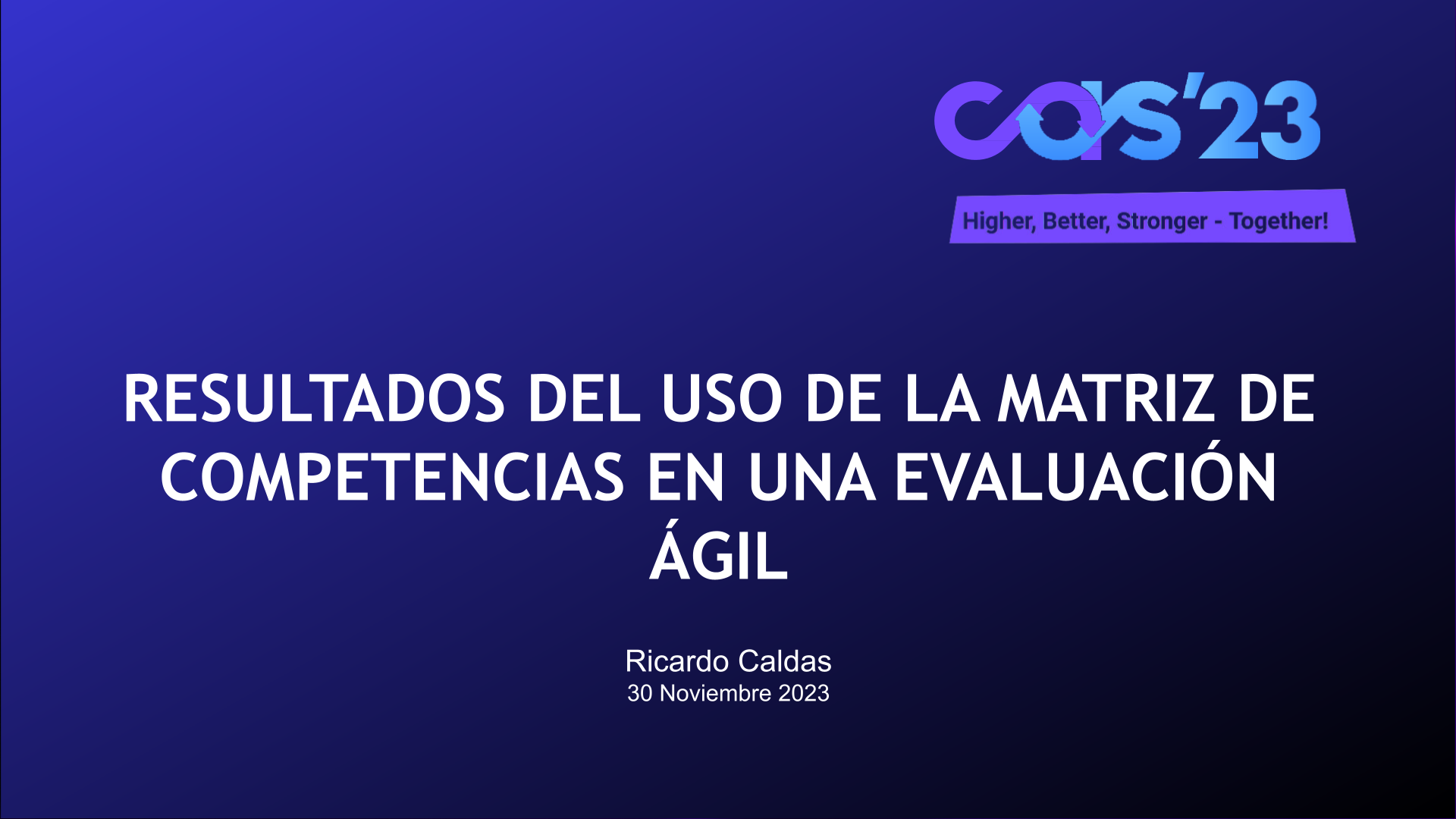 Assessment Agile com Matriz de Competências
